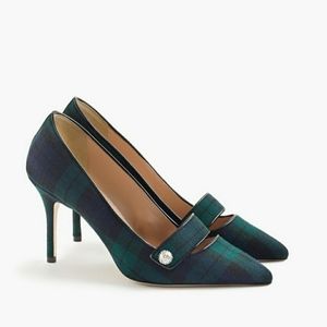 J.Crew Elsie Pave Pumps in Blackwatch Plaid 8